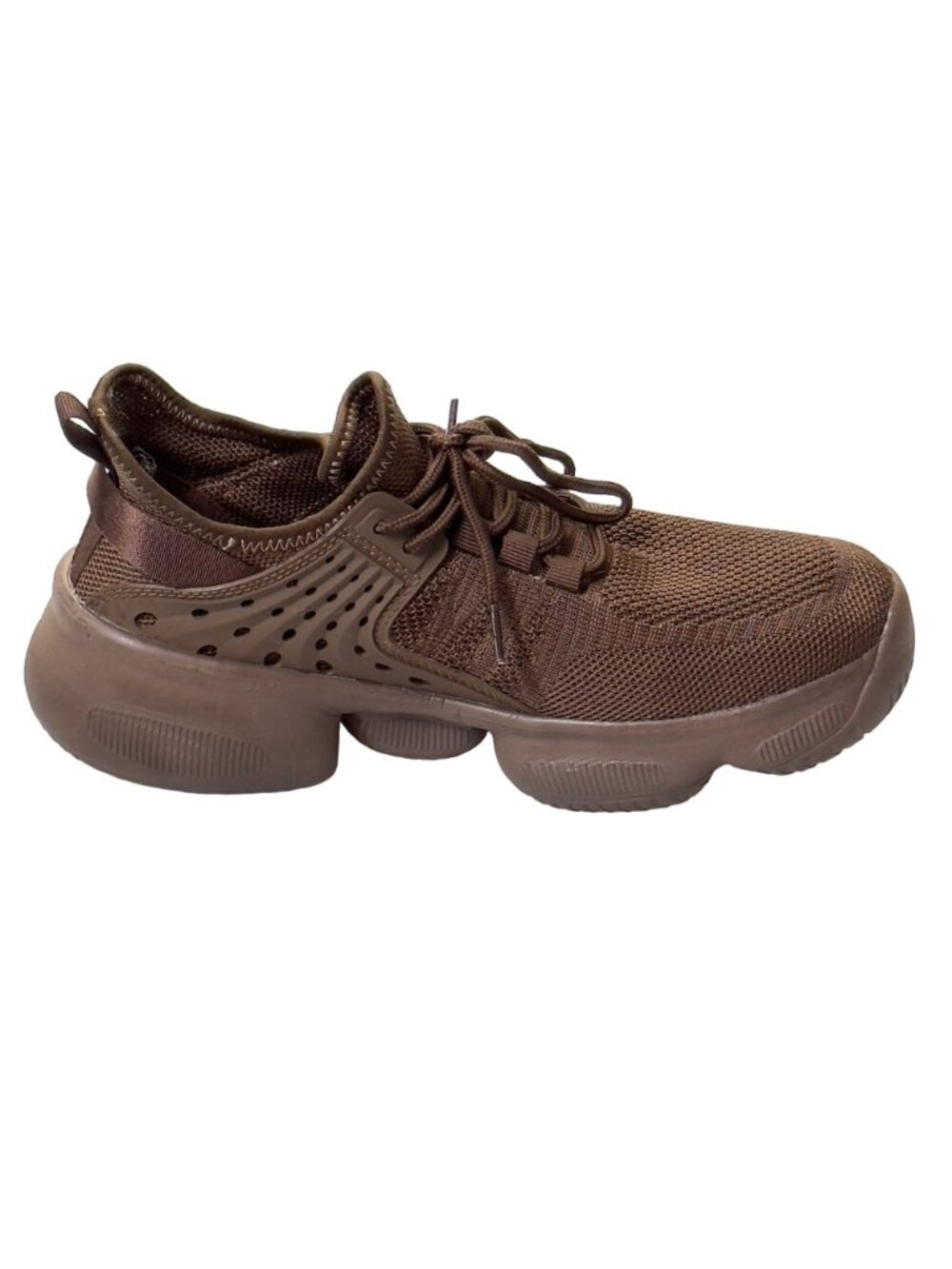 MATA Women’s Shoes Brown Mesh Platform Fashion Sneakers Size 9 - Picture 6 of 12